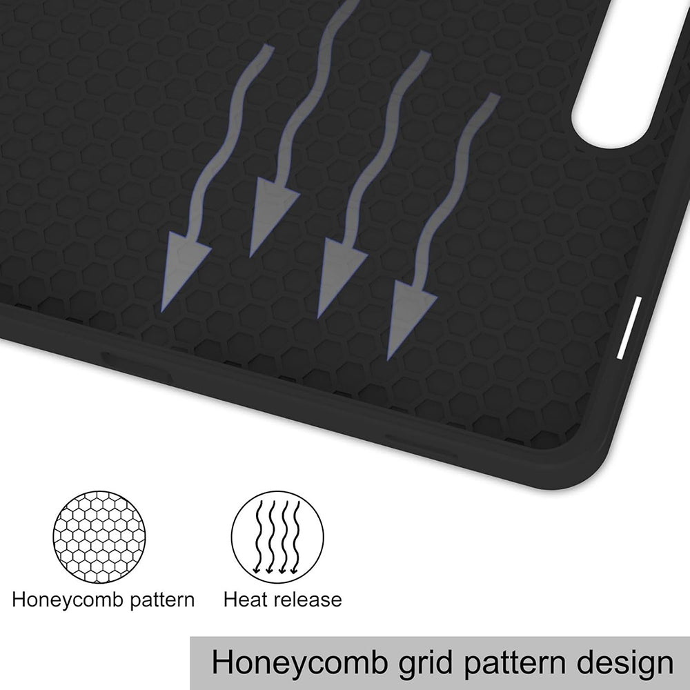 Pouzdro pro Samsung Galaxy Tab S10 FE+, Techsuit, Flex Trifold, černé