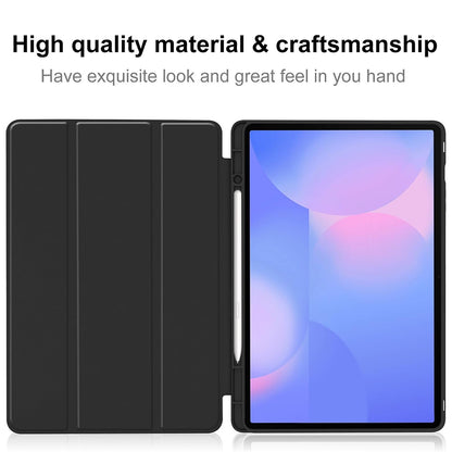 Pouzdro pro Samsung Galaxy Tab S10 FE+, Techsuit, Flex Trifold, černé