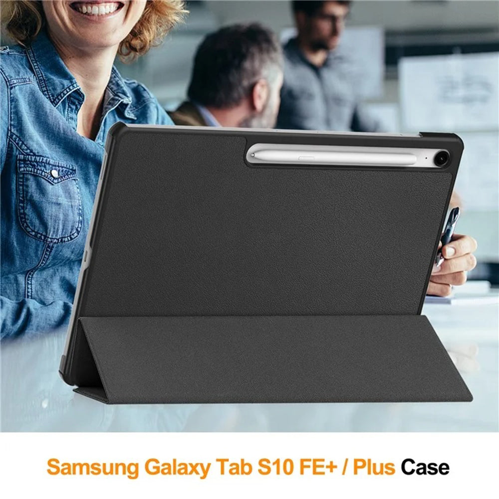 Pouzdro pro Samsung Galaxy Tab S10 FE+, Techsuit, FoldPro, černé