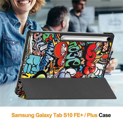 Pouzdro pro Samsung Galaxy Tab S10 FE+, Techsuit, FoldPro Urban Vibe, vícebarevné