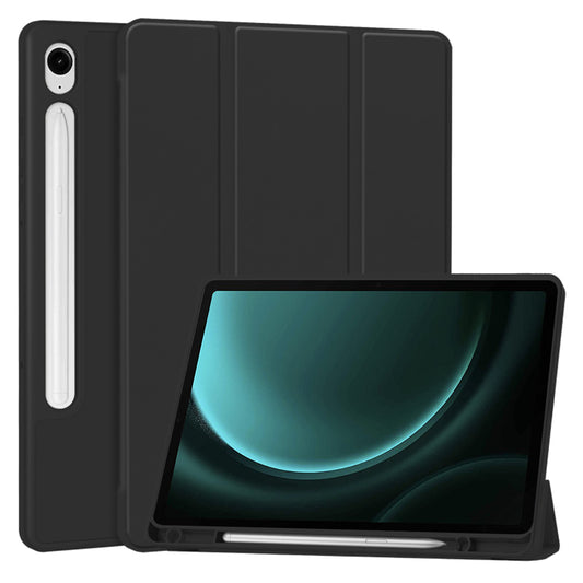 Pouzdro pro Samsung Galaxy Tab S10 FE / Tab S9 FE, Techsuit, Flex Trifold, Černé