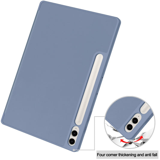 Pouzdro pro Samsung Galaxy Tab S10+ / Tab S9 FE+ / Tab S9+, Techsuit, Flex Trifold, Šedé