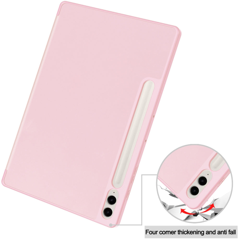 Pouzdro pro Samsung Galaxy Tab S10+ / Tab S9 FE+ / Tab S9+, Techsuit, Flex Trifold, růžové