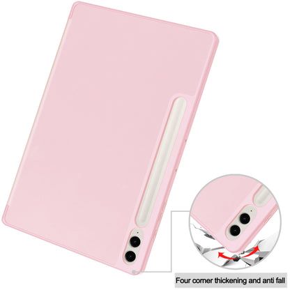 Pouzdro pro Samsung Galaxy Tab S10+ / Tab S9 FE+ / Tab S9+, Techsuit, Flex Trifold, růžové