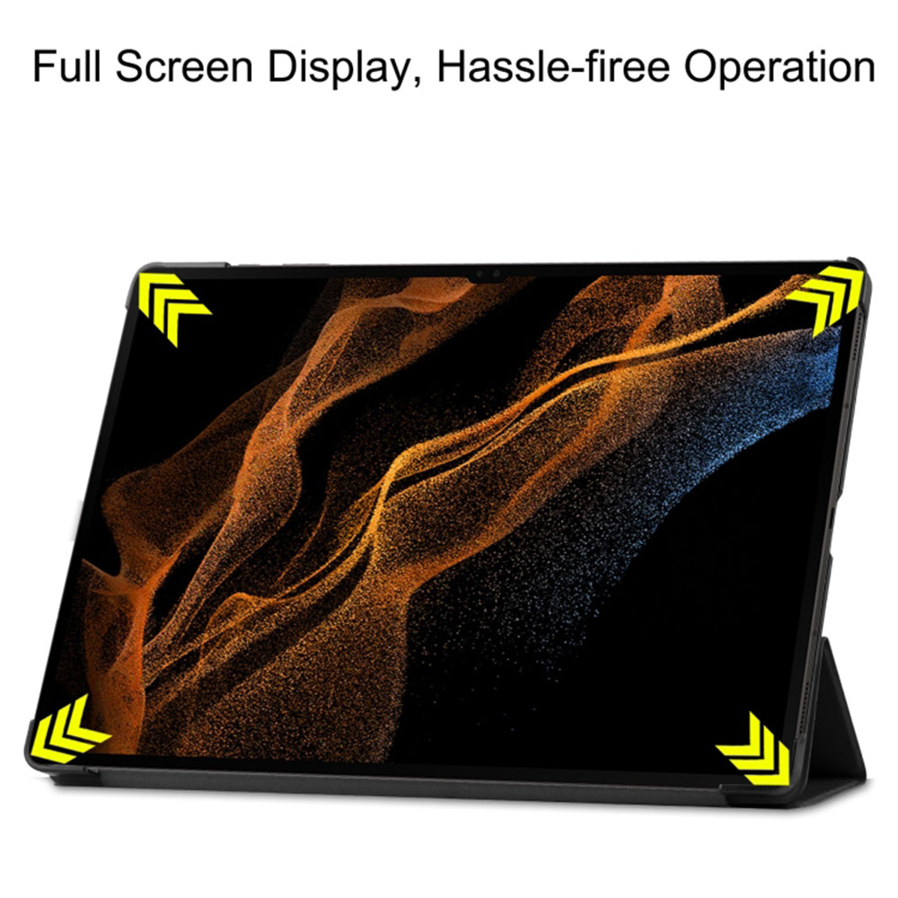 Pouzdro pro Samsung Galaxy Tab S10+ / Tab S9 FE+ / Tab S9+, Techsuit, FoldPro, Černé