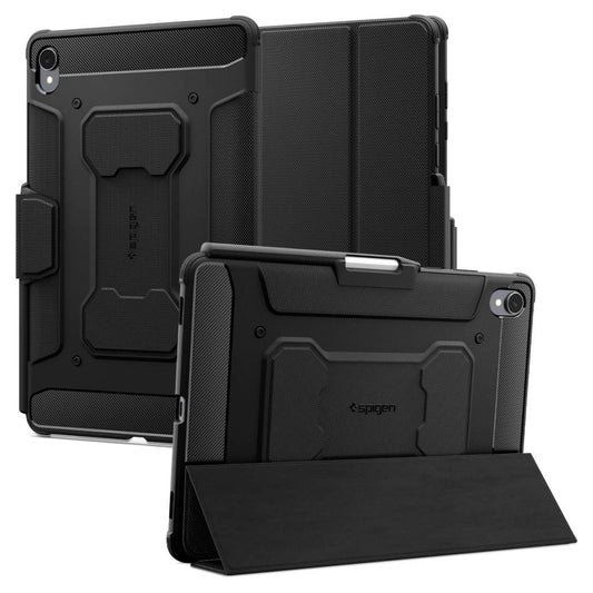 Pouzdro pro Samsung Galaxy Tab S11, Spigen, Rugged Armor Pro, Černá ACS10149