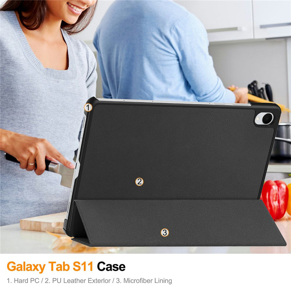 Pouzdro pro Samsung Galaxy Tab S11, Techsuit, FoldPro, modré