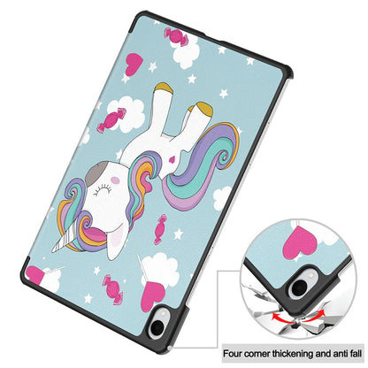 Pouzdro pro Samsung Galaxy Tab S11, Techsuit, FoldPro Unicorn, vícebarevné