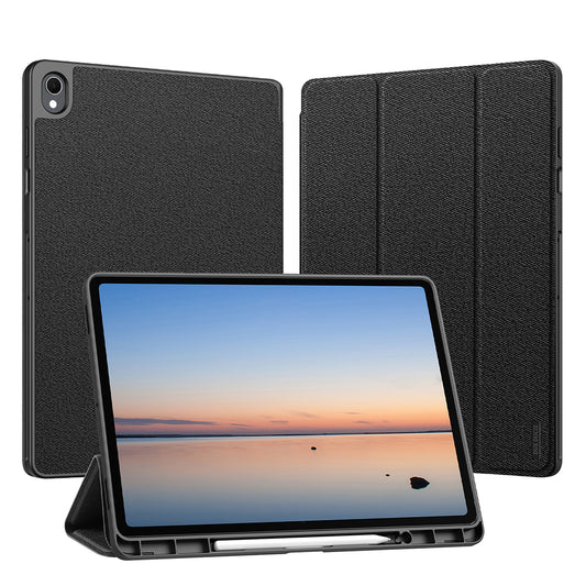 Pouzdro pro Samsung Galaxy Tab S12 Plus, DUX DUCIS, Domo s držákem na pero, černé