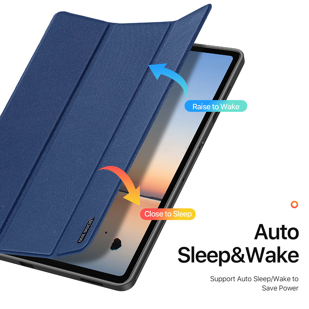 Pouzdro pro Samsung Galaxy Tab S12 Plus, DUX DUCIS, Domo s držákem na pero, růžové