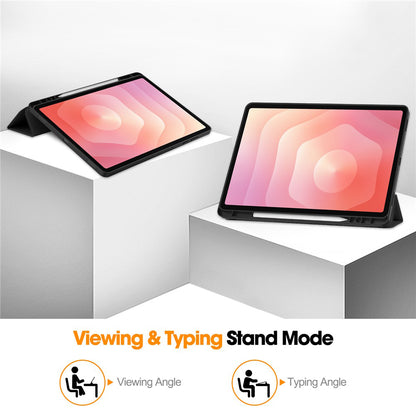 Pouzdro pro Samsung Galaxy Tab S12 Plus, Techsuit, Flex Trifold, Tmavě modré