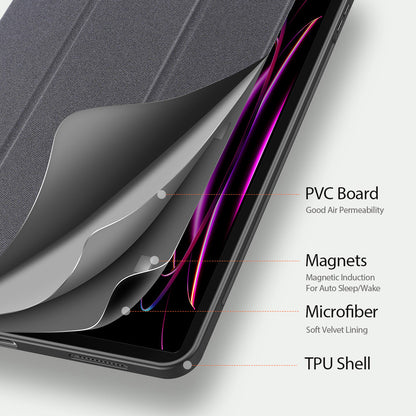 Case for Samsung Galaxy Tab S12 Ultra / Tab S11 Ultra, DUX DUCIS, Domo with Pen Holder, Black