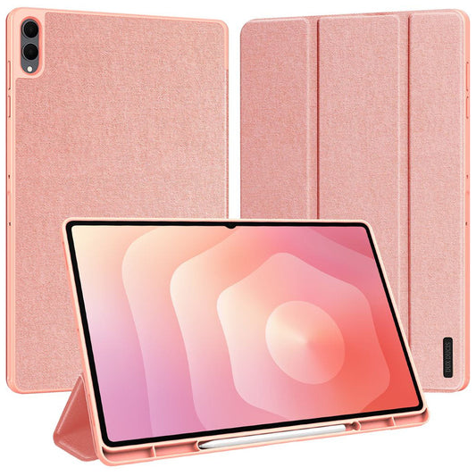 Pouzdro pro Samsung Galaxy Tab S12 Ultra / Tab S11 Ultra, DUX DUCIS, Domo s držákem na pero, růžové