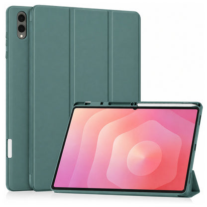 Pouzdro pro Samsung Galaxy Tab S12 Ultra / Tab S11 Ultra, Techsuit, Flex Trifold, Zelené