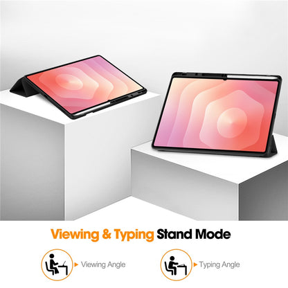 Pouzdro pro Samsung Galaxy Tab S12 Ultra / Tab S11 Ultra, Techsuit, Flex Trifold, Zelené