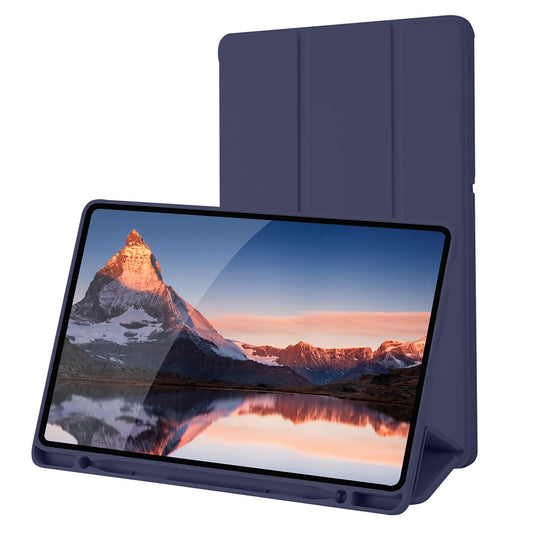 Pouzdro pro Samsung Galaxy Tab S6 Lite (2024) / Tab S6 Lite (2022) / Tab S6 Lite (2020), Techsuit, Flex Trifold, Tmavě modré