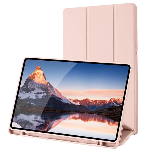 Pouzdro pro Samsung Galaxy Tab S6 Lite (2024) / Tab S6 Lite (2022) / Tab S6 Lite (2020), Techsuit, Flex Trifold, Růžové