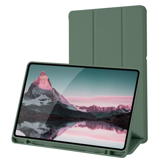 Pouzdro pro Samsung Galaxy Tab S6 Lite (2024) / Tab S6 Lite (2022) / Tab S6 Lite (2020), Techsuit, Flex Trifold, Zelené