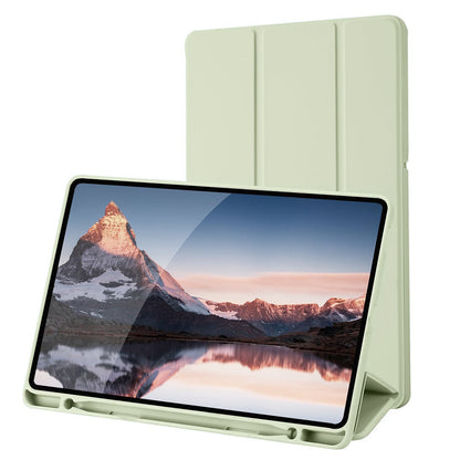 Pouzdro pro Samsung Galaxy Tab S6 Lite (2024) / Tab S6 Lite (2022) / Tab S6 Lite (2020), Techsuit, Flex Trifold, Zelená Matcha