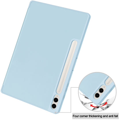 Pouzdro pro Samsung Galaxy Tab S9 FE+, Techsuit, Flex Trifold, modré
