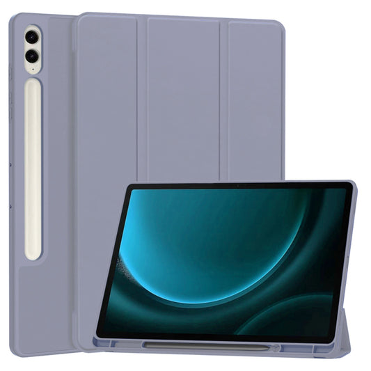 Pouzdro pro Samsung Galaxy Tab S9 FE+, Techsuit, Flex Trifold, fialové