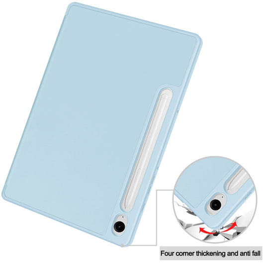 Pouzdro pro Samsung Galaxy Tab S9 FE / Tab S9 / Tab S10 FE, Techsuit, Flex Trifold, modré
