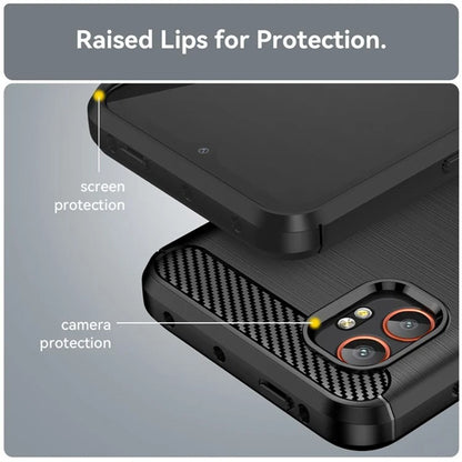 Pouzdro pro Samsung Galaxy XCover7 Pro, Techsuit, Carbon, Černá