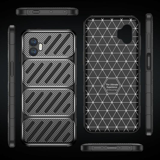 Pouzdro pro Samsung Galaxy XCover7 Pro, Techsuit, CarbonFiber, Černé
