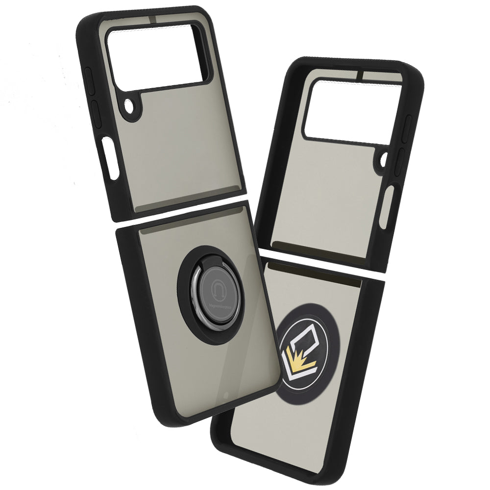Pouzdro pro Samsung Galaxy Z Flip3 5G F711, Techsuit, Glinth, Černé