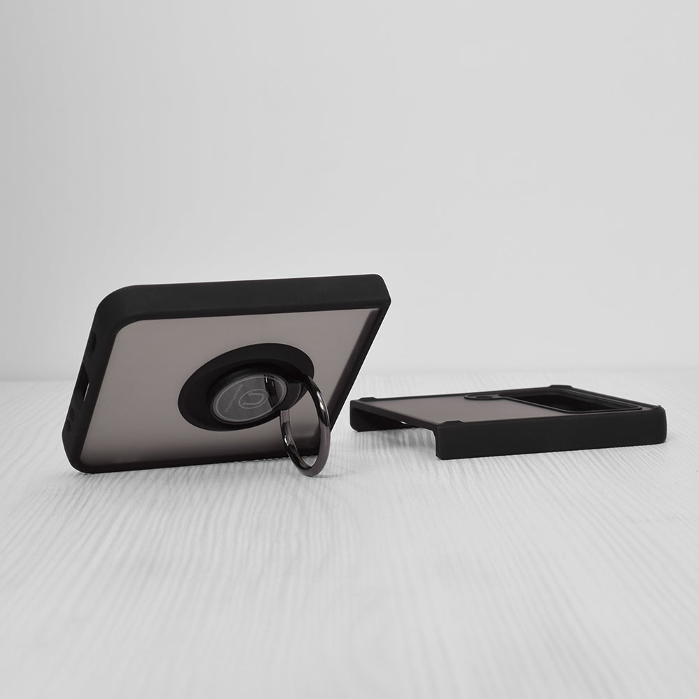 Pouzdro pro Samsung Galaxy Z Flip3 5G F711, Techsuit, Glinth, Černé