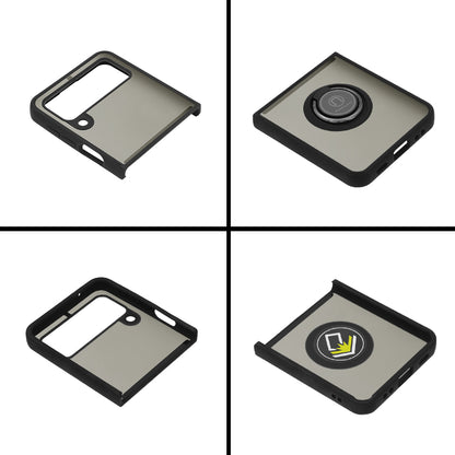 Pouzdro pro Samsung Galaxy Z Flip3 5G F711, Techsuit, Glinth, Černé