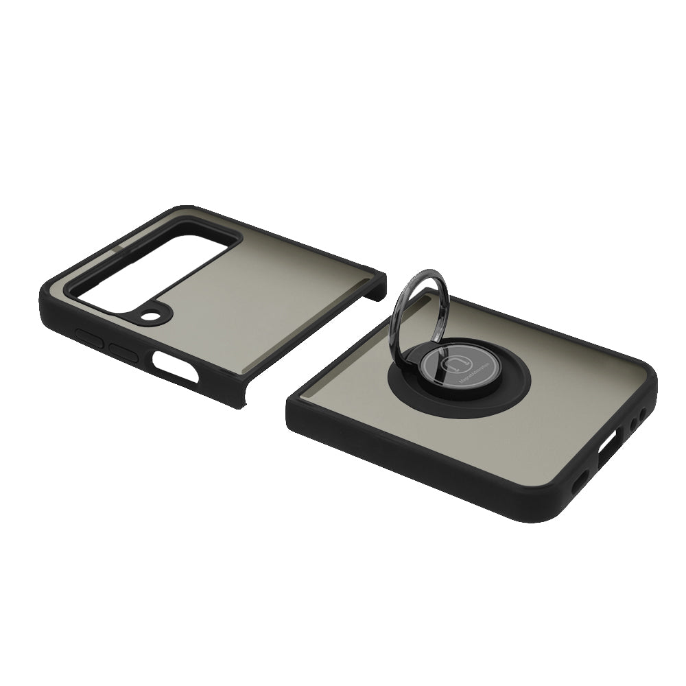 Pouzdro pro Samsung Galaxy Z Flip3 5G F711, Techsuit, Glinth, Černé