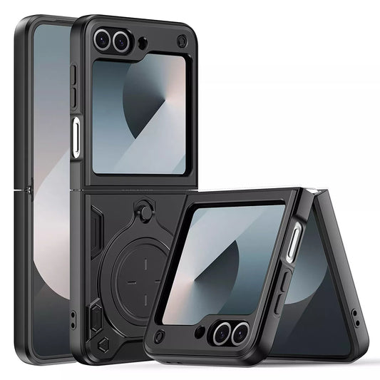 Pouzdro pro Samsung Galaxy Z Flip7 FE F761 / Z Flip6 F741, Techsuit, CamGuard Pro, Černé
