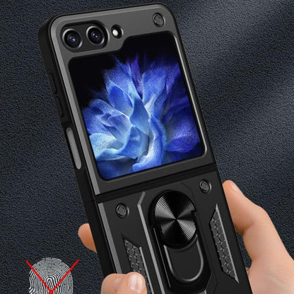 Pouzdro pro Samsung Galaxy Z Flip7 FE F761 / Z Flip6 F741, Techsuit, CamShield, Černá