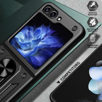 Pouzdro pro Samsung Galaxy Z Flip7 FE F761 / Z Flip6 F741, Techsuit, CamShield, Černá