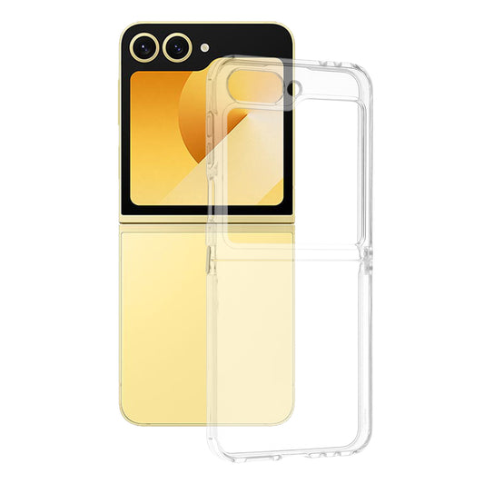 Pouzdro pro Samsung Galaxy Z Flip7 FE F761 / Z Flip6 F741, Techsuit, Čiré, Průhledné