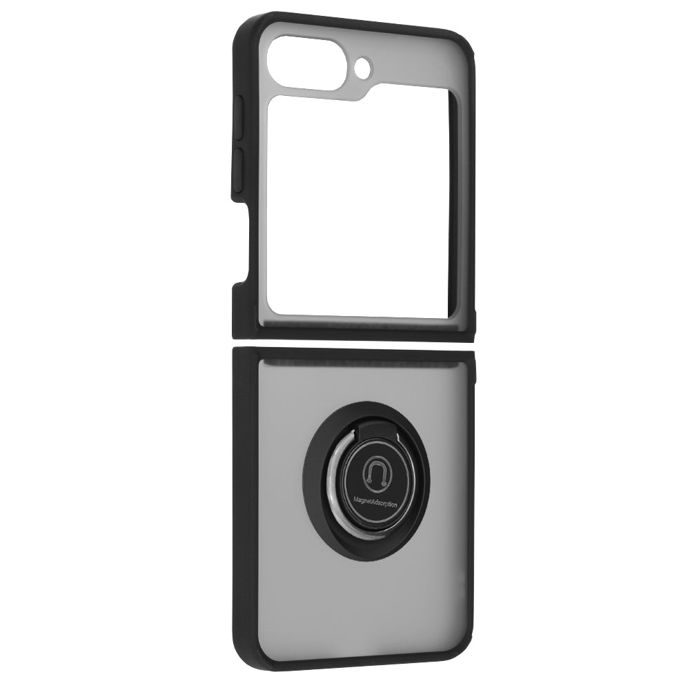 Pouzdro pro Samsung Galaxy Z Flip7 FE F761 / Z Flip6 F741, Techsuit, Glinth, Černé