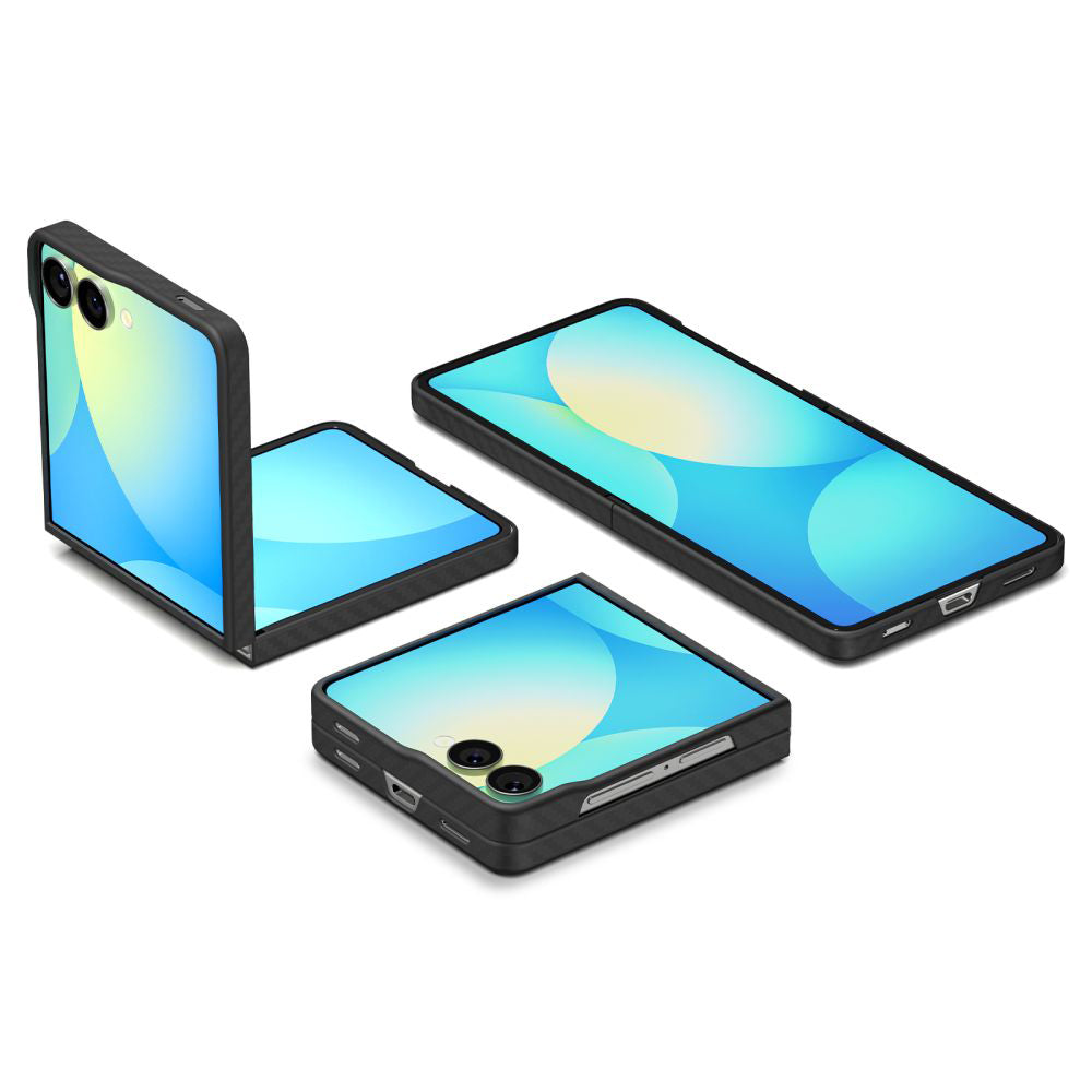 Pouzdro pro Samsung Galaxy Z Flip7 F766, Spigen, Air Skin, Černá ACS09564