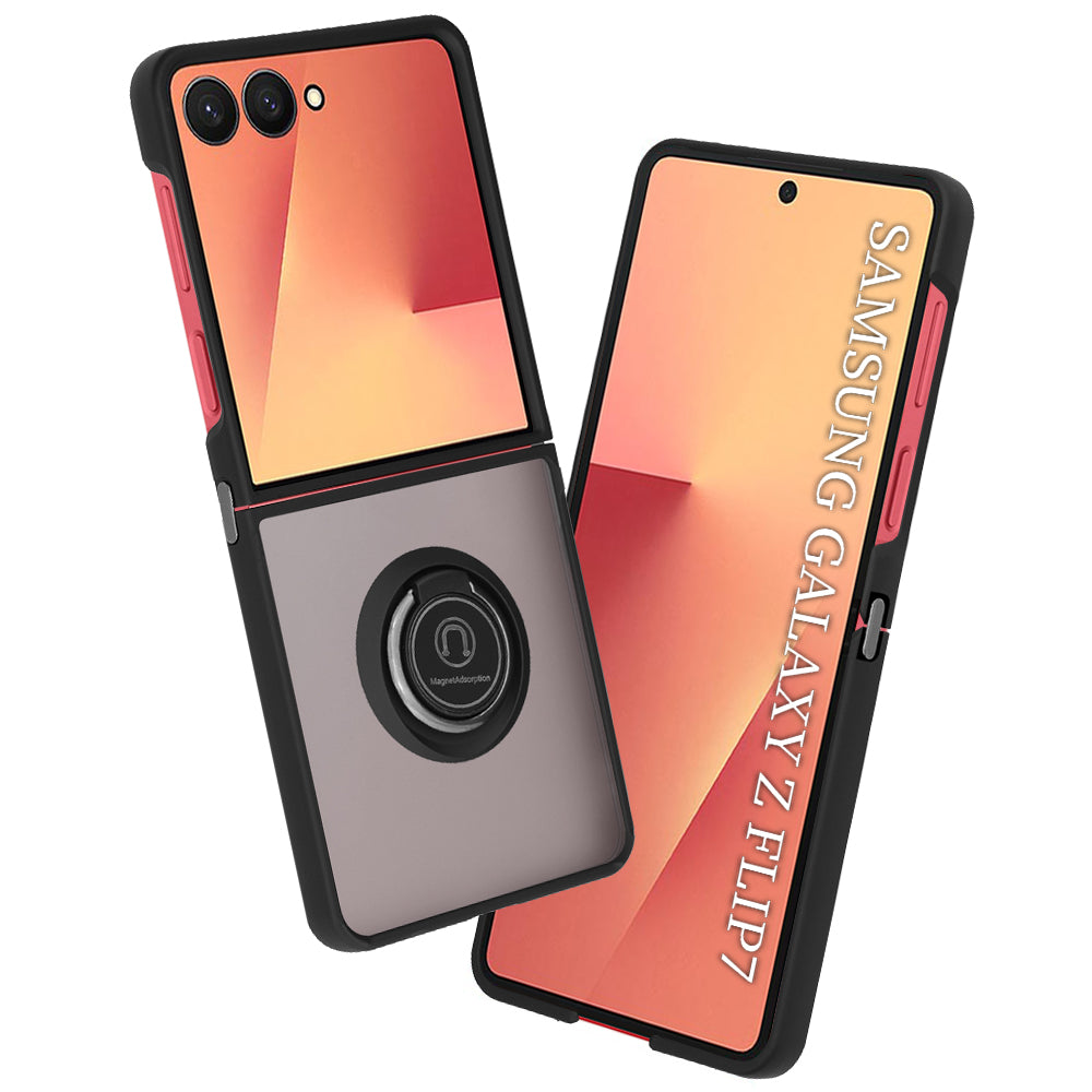 Pouzdro pro Samsung Galaxy Z Flip7 F766, Techsuit, Glinth, černé