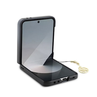 Pouzdro pro Samsung Galaxy Z Flip7 FE F761 / Z Flip6 F741, Guess, 4G Charm, Hnědá