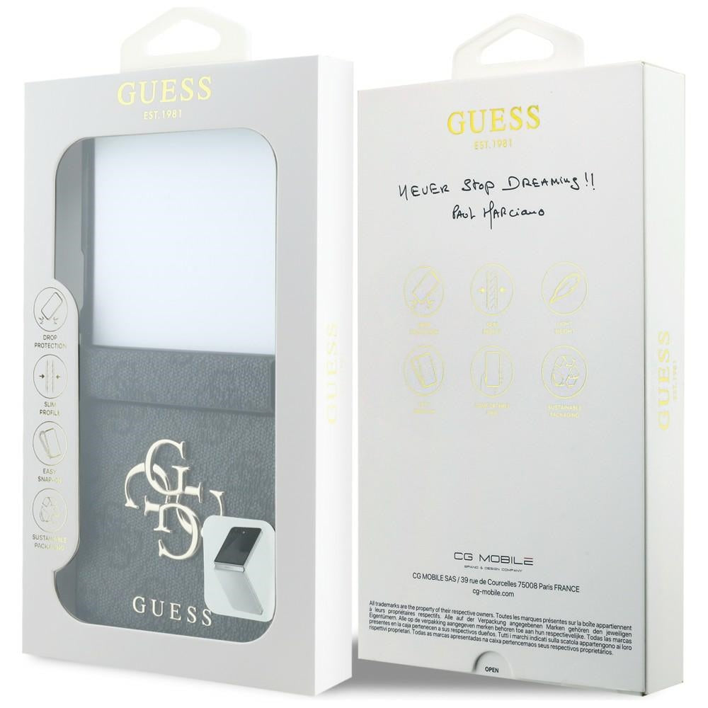 Pouzdro pro Samsung Galaxy Z Flip8 F776, Guess, 4G Big Logo, Černé