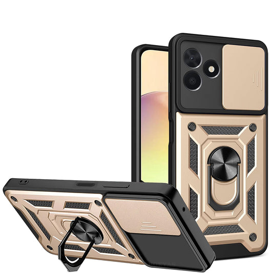 Pouzdro pro Samsung Galaxy Z Flip8 F776, Techsuit, CamShield, Zlaté
