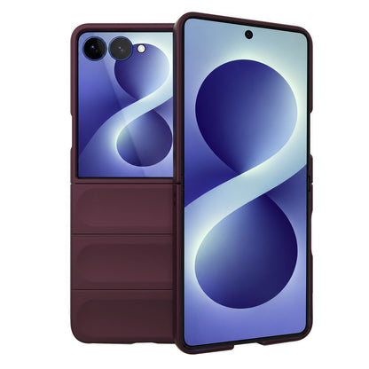Case for Samsung Galaxy Z Flip8 F776, Techsuit, Magic Shield, Burgundy