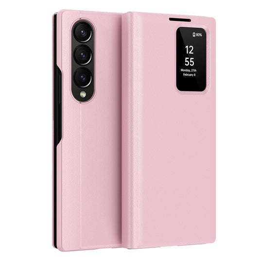 Pouzdro pro Samsung Galaxy Z Fold3 5G F926, Techsuit, SmartView, Růžové