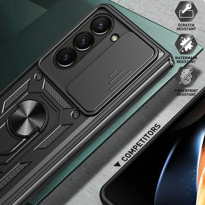Pouzdro pro Samsung Galaxy Z Fold5 F946, Techsuit, CamShield, Černá
