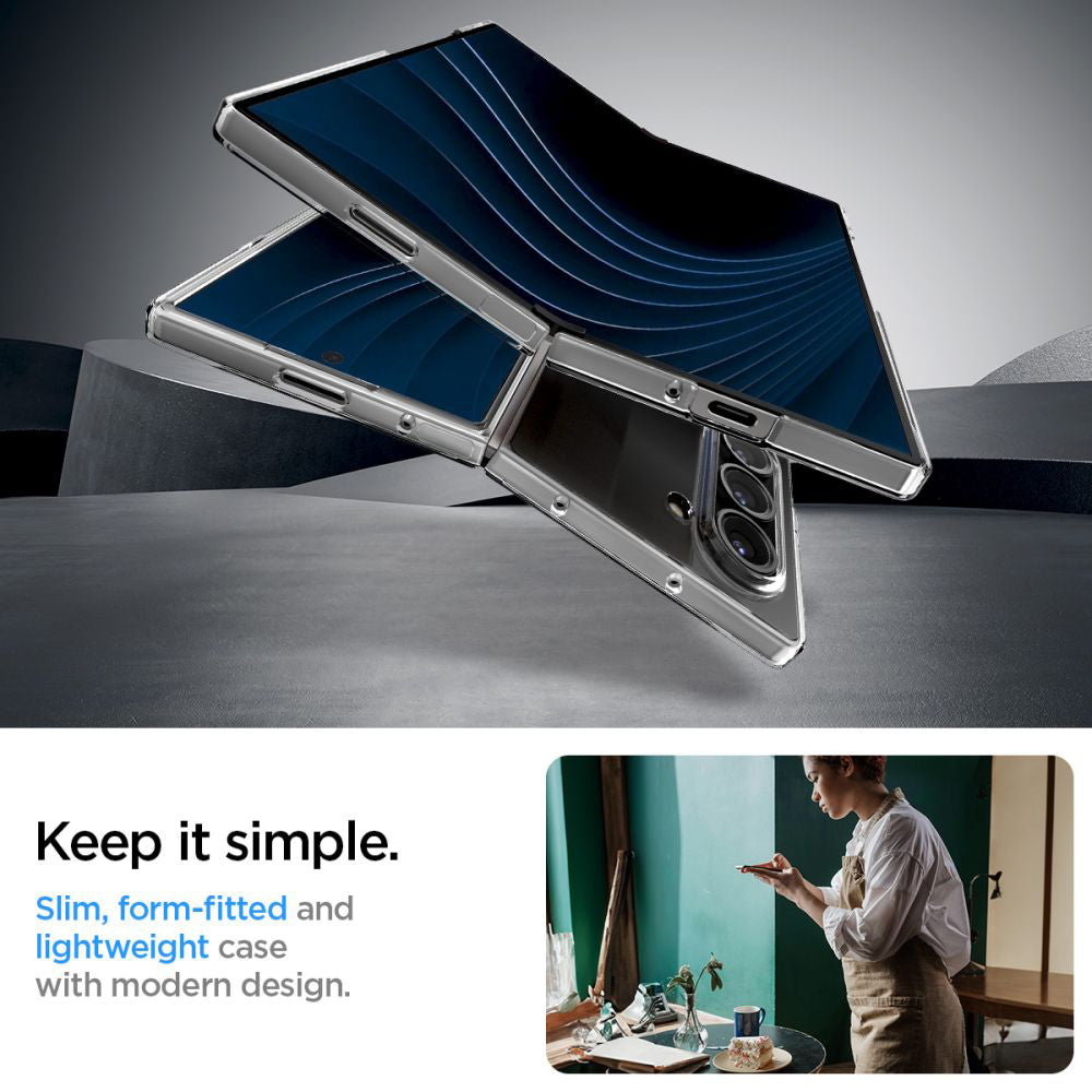 Pouzdro pro Samsung Galaxy Z Fold6 F956, Spigen, Air Skin, Průhledné