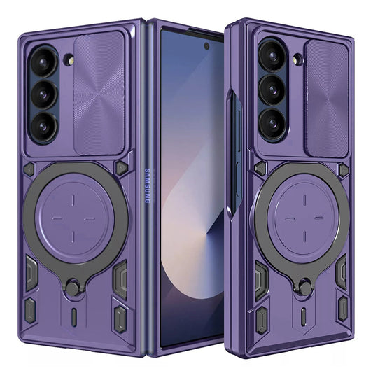 Pouzdro pro Samsung Galaxy Z Fold6 F956, Techsuit, CamGuard Pro, Fialové