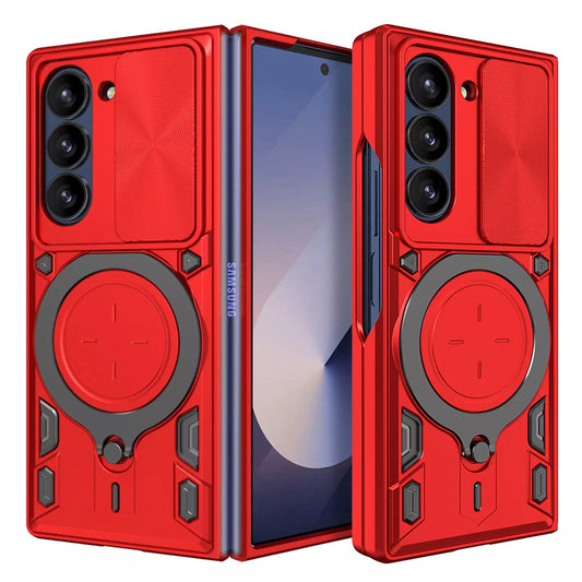 Pouzdro pro Samsung Galaxy Z Fold6 F956, Techsuit, CamGuard Pro, červené