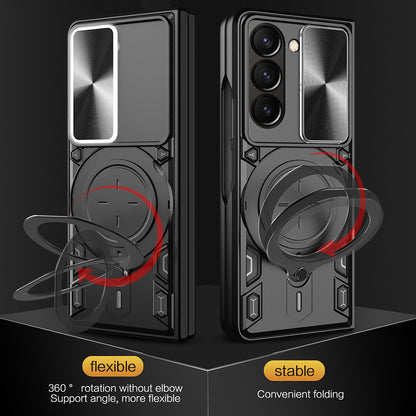 Case for Samsung Galaxy Z Fold6 F956, Techsuit, CamGuard Pro, Rose Gold