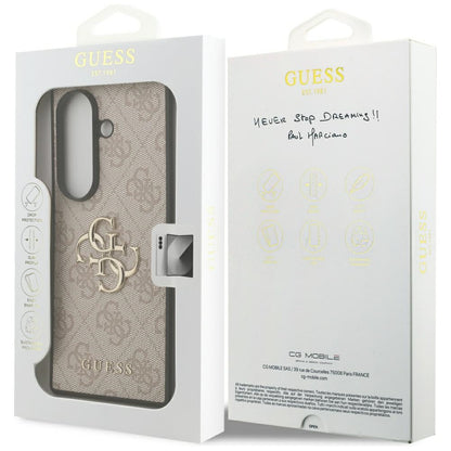 Pouzdro pro Samsung Galaxy Z Fold7 F966, Guess, 4G Big Logo, Růžové